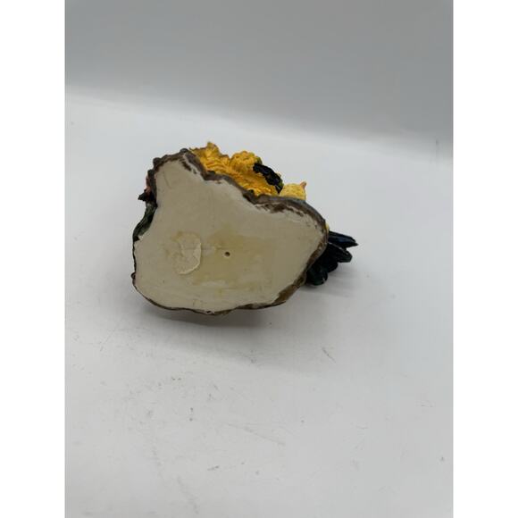 Yellow Rooster & Chick Figurine Resin Farmhouse Decor Country Chicken 5.5” Tall - Picture 5 of 7